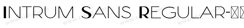 Intrum Sans Regular字体转换